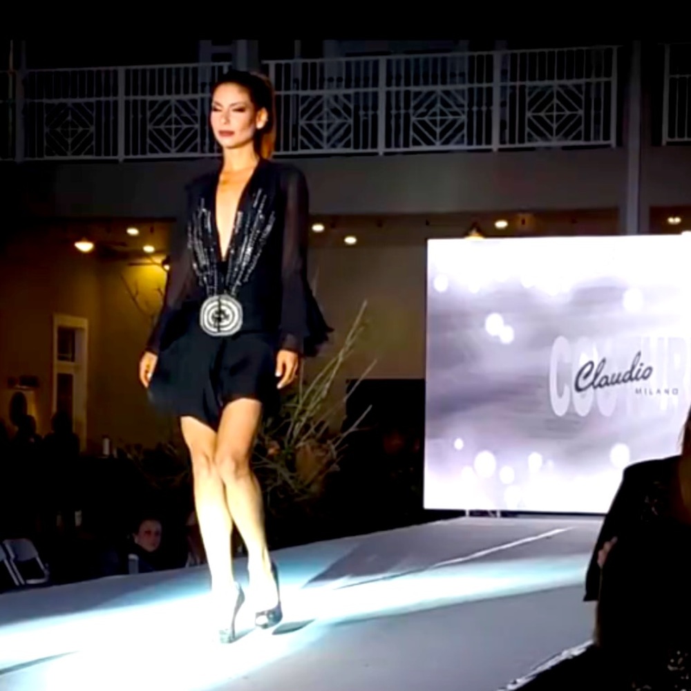 Claudio Milano couture dress